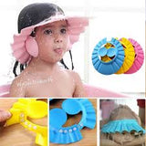 New Baby Shower Cap with Ear Protection Bath Caps Adjustable Soft Shampoo Bathing Hat for Kids