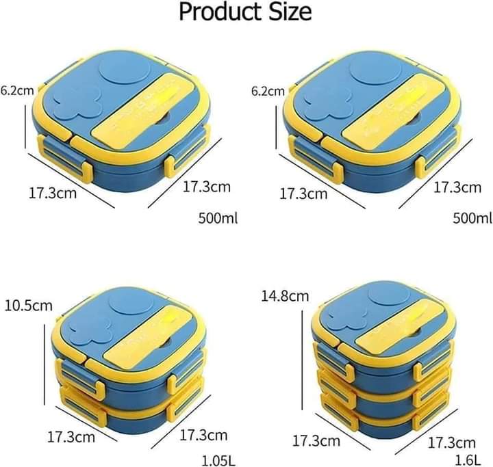 Tedemei Double Layer school lunch box
