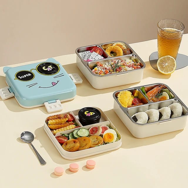 Elite Eats: Premium SUS 304 Stainless Steel Hot and Cool Lunch Box