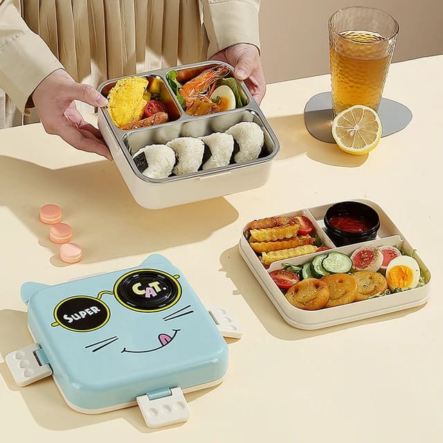 Elite Eats: Premium SUS 304 Stainless Steel Hot and Cool Lunch Box