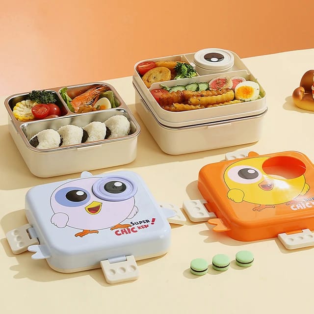 Elite Eats: Premium SUS 304 Stainless Steel Hot and Cool Lunch Box