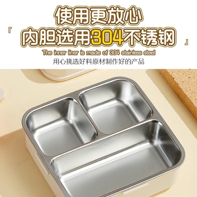 Elite Eats: Premium SUS 304 Stainless Steel Hot and Cool Lunch Box