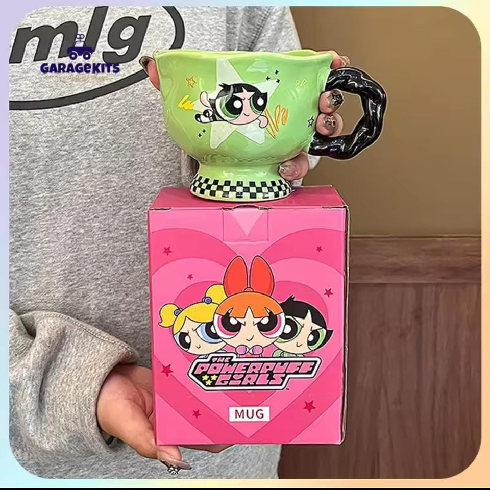 Powerpuff Girls Ceramic Mug - High-Quality Breakfast Cup & Decorative Gift