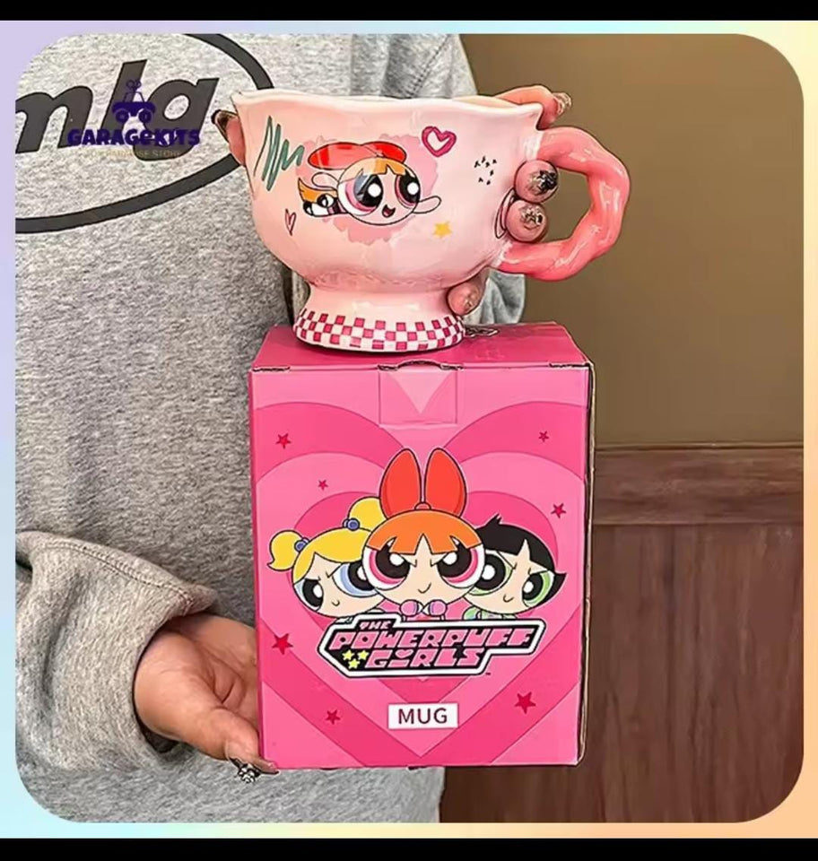 Powerpuff Girls Ceramic Mug - High-Quality Breakfast Cup & Decorative Gift