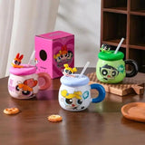 Ceramic Drink Cup with Handle Lid – Perfect for Coffee, Milk, and More | Apna Bazaar Lahore